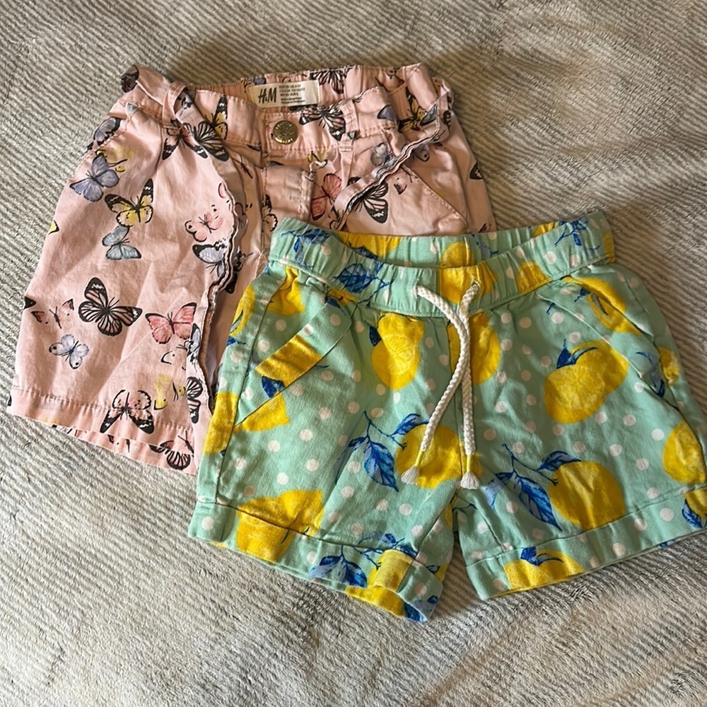 Bundle H&M and Wonder Nation Girls Shorts Size 4/5